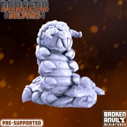 $5.00Dungeon Delvers Monsters of the Deep - Cave Worm 2 - STL