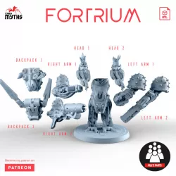 $5.00Fortrium Dwrarf Multiparts Cyber Myths