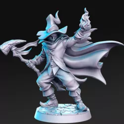$5.00Nevin - Wizard- 32mm - DnD