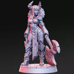 $5.00Soraya - Demon girl - 32mm - DnD -
