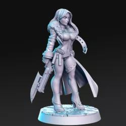 $5.00Trish - Female gunslinger - 32mm - DnD