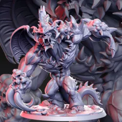 $5.00Zarrn - Chaos Demon- 32mm - DnD