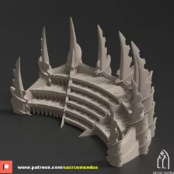 $5.95Irazar Terraces. Alien Dark Eldar. Terrain and Scenery for Wargames