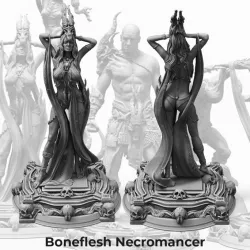 $5.99Boneflesh Necromancer (PRE-SUPPORTED 32mm&75mm)