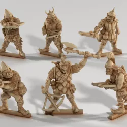 $5.99ORC ARMY SOLDIERS - 6X Orc Crossbow Soldiers