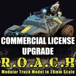 $55.00ROACH Modular Truck Model Kit Commercial License Upgrade (No 3D files)