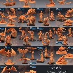 $59.90Inferno Island Set / Water & Fire Encounter / Sea & Volcano Collection