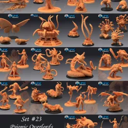 $59.90Psionic Overlords Set / Mind Eater Underground Cave Collection / Pre-Supported