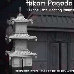 $6.00Hikari Pagoda - Stackable Terrain Piece - Tekano Corp Collection