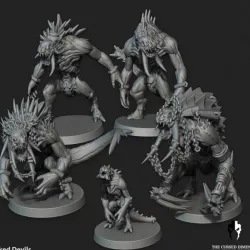 $6.00Spiked Devils - Beasts - Cursed Elves