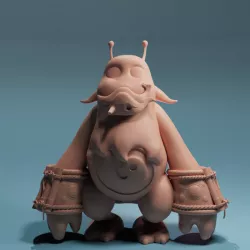 $6.00wild anime creature 3D print model