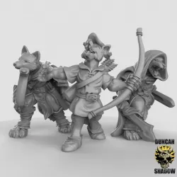 $6.50Kitsune Fox Folk Rangers (pre supported)