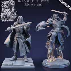 $6.99Baldur The Fighter - Idle and Action Pose