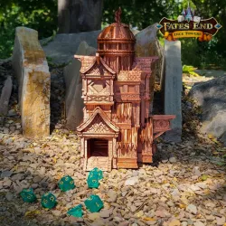 $6.99Cat Folk Dice Tower - SUPPORT FREE!