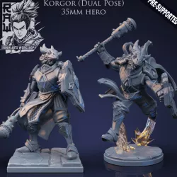 $6.99Korgor The Paladin - Idle and Action Pose