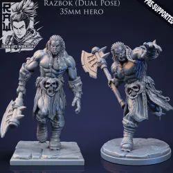 $6.99Razbok The Barbarian - Idle and Action Pose
