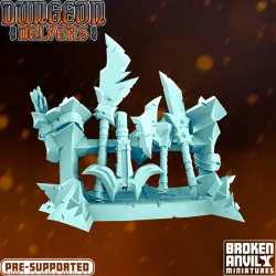 $7.00Dungeon Delvers Terrain - Weapon Rack - STL