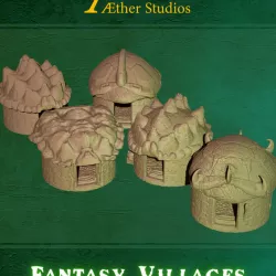 $7.00Fantasy Villages Turtle Shell Huts