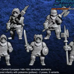 $7.50Breton Dwarfs - Heavy infantry