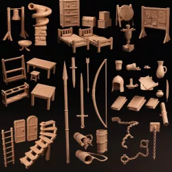 $7.50Castle and Barracks Objects and Props