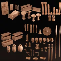 $7.50Crypt/Dungeon Objects and Props