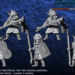 $7.50West African Orcs & Goblins - Goblin light infantry (spearmen)