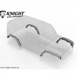 $7.99Axial SCX10iii Jeep JL Bar Fender set - NARROW