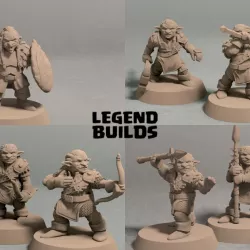 $7.99Nikta army (10 miniatures) – 3D printable miniatures – STL files