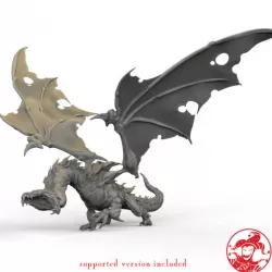 $8.00Strigan the Witch Dragon 3 inch base 90+ mm height Huge miniature