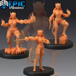 $8.90Devilkin Adventurer Set / Female Half Devil / Demon Spawn Rogue
