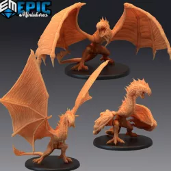 $8.90Island Wyvern Set / Blind Drake / Water Dragon / Aquatic Monster Collection