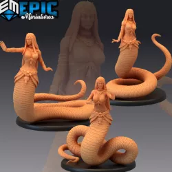 $8.90Lamia Set / Snake Woman / Girl Reptile Hybrid / Swamp Encounter