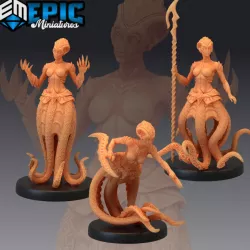 $8.90Octomaid Set / Octopus Mermaid / Underwater Encounter / Water Monster Collection