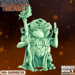 $9.00Dungeon Delvers Froggkin Army - Shaman - STL