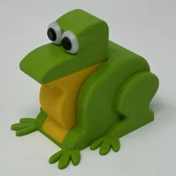 A 3D Printed Simple Mechanical Frog.