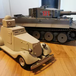 BA-20 Armored Car Broneavtomobil 20 1:16 WPL RC