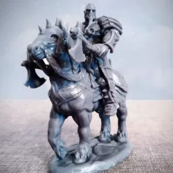 Barbarian Champion on Horseback