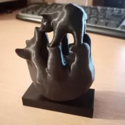 Bear mom and bear baby