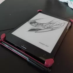 Boox Nova 2 case with pen holder.