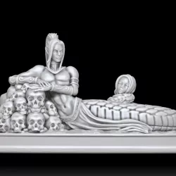 Calseeri - Viyas the Founder Miniature Naga 32mm and 75mm