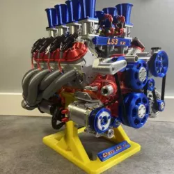 Chevy Camaro LS3 V8 Engine Remix