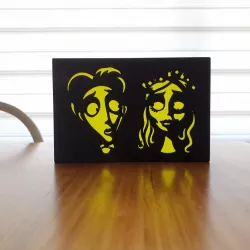 Corpse Bride Silhouette Art