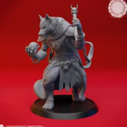 Coyote Necromancer - Tabletop Miniature