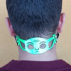 Face Mask Holder Baby Yoda (Grogu) - Mandalorian