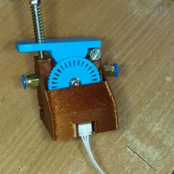 Filament Runout Dual Gear Encoder. Dual Gear.