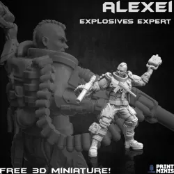 FREE - Alexei Dieselpunk Explosives Expert - Maslo Group