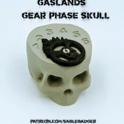 Gaslands - Skull Gear Phase Marker