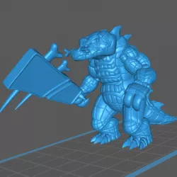 Gator-Man - Crocodile-Man Monster