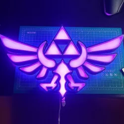 Hyrule Royal Family Crest LED Sign/Lamp