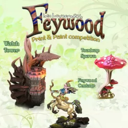 Iain Lovecraft's Feywood print and paint competition